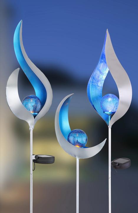 Actual product image Globo Solar light silver 1xLED (IP44)