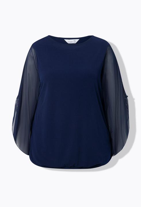 Immagine prodotto Miamoda Bluse, 3/4-Mesh-Ärmel mit Schlitz (44)