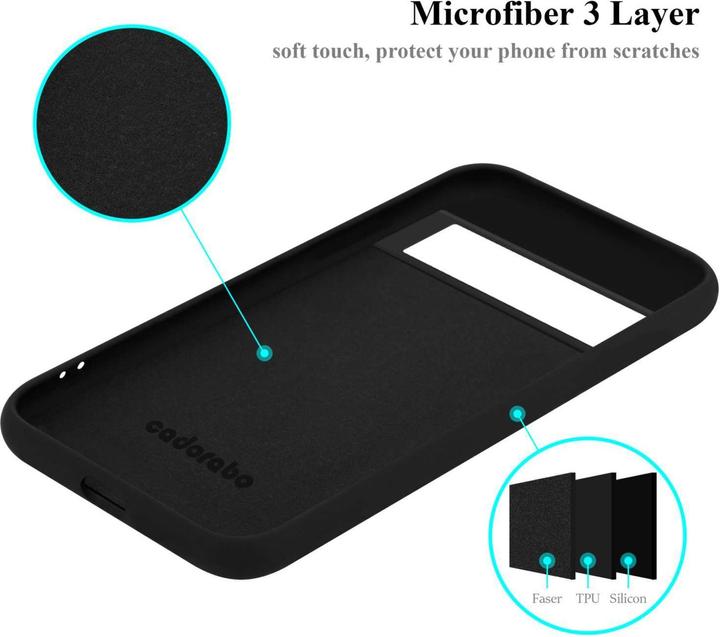 Actual product image Cadorabo Bumper Case for Google PIXEL 6 PRO TPU Liquid Silicone Cover for Google PIXEL 6 PRO (Google Pixel 6 Pro)