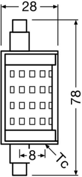 Actual product image Osram Line (R7s, 1055 lm, 1 x)