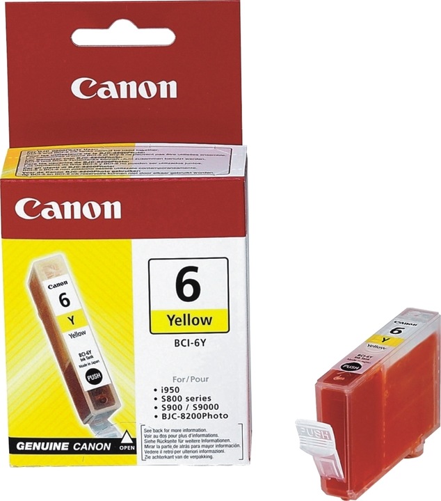 Actual product image Canon Bci-6y (Y)