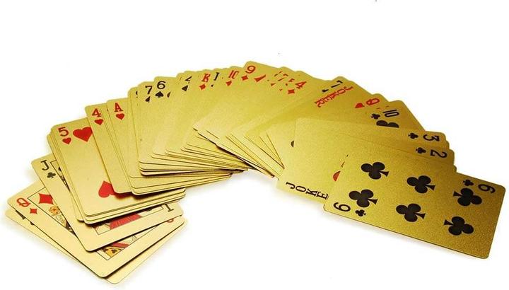 Immagine prodotto Mikamax Scatola regalo con carte da gioco dorate