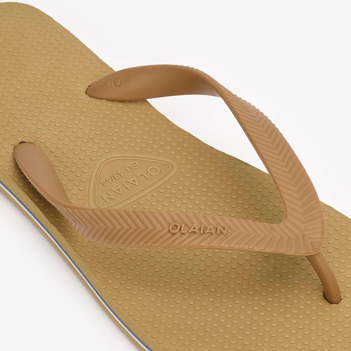 Produktbild Olaian Zehensandalen Herren 500 beige (40)