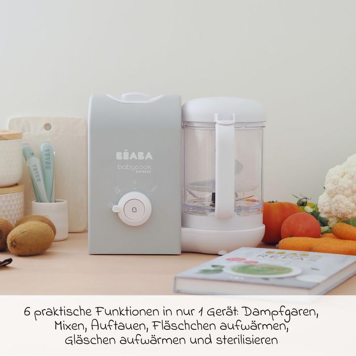 Actual product image Beaba Babycook Express, 4 in 1 baby food maker, fast cooking: less than 15 min, blending