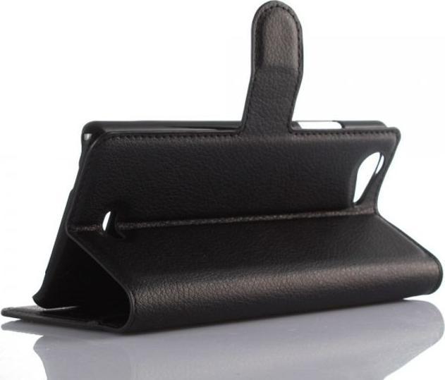 Produktbild Leder Cover mit Litchitextur (Wiko Pulp 4G)