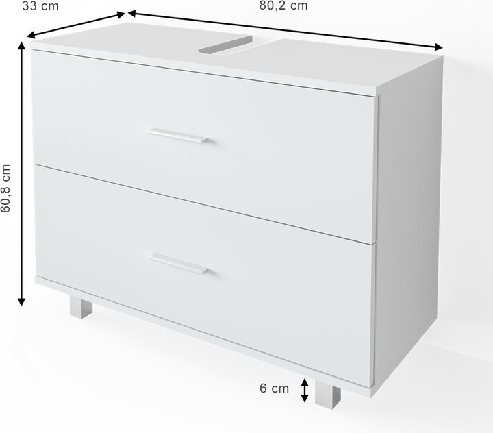 Actual product image Vicco Ilias (80 x 33 x 61 cm)