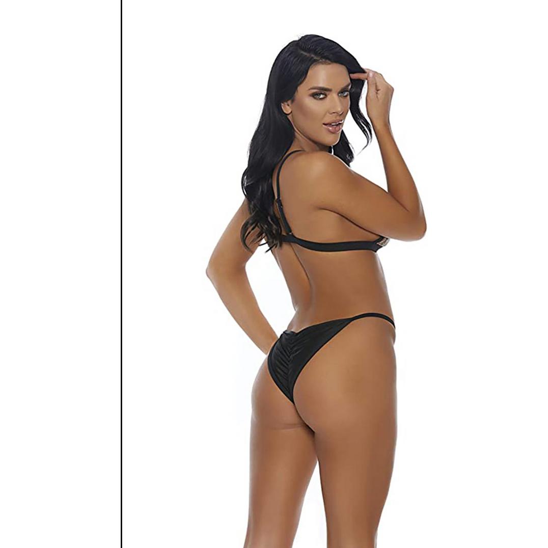 Be Wicked, Damen, Bikini, Sea Gold Embellished Bikini Set, Gold, (S)