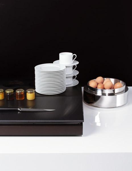 Produktbild APS Cool Plates, Set 1, 53 x 32.5 cm, H 8.5 cm, chrom