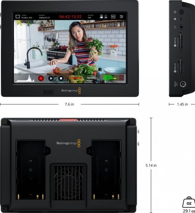 Actual product image Blackmagic Video Assist 7 3G (7", Full HD)