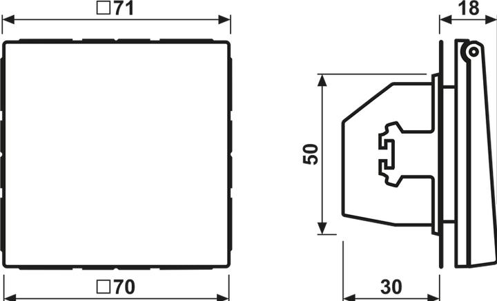 Actual product image JUNG SCHUKO socket outlet