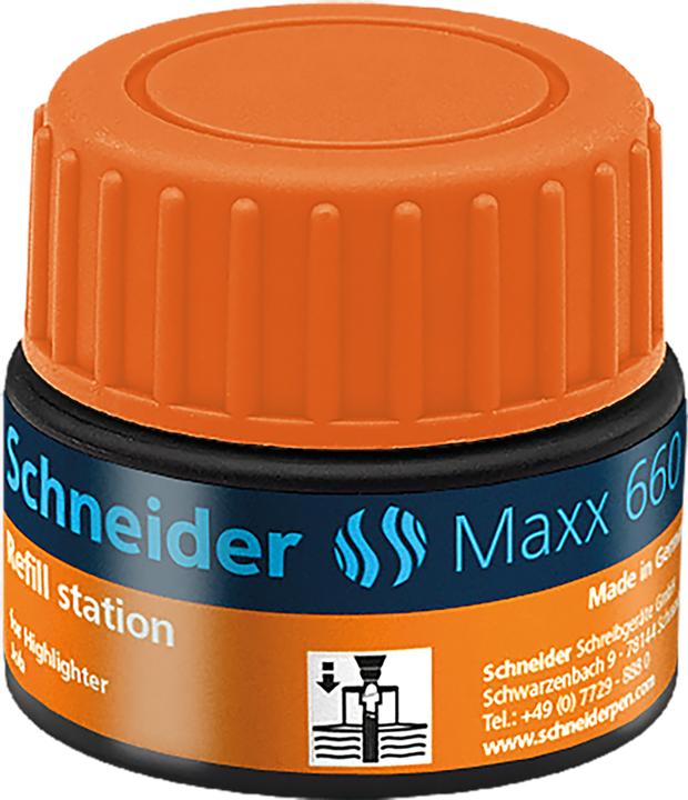 Produktbild Schneider Tintenglas Nachfülltinte 660 Orange (1 Stück, Orange)