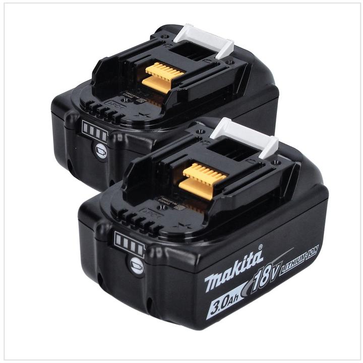 Produktbild Makita DML 810 F Akku LED Flächenlicht 18 / 36 V ( 2 x 18 V ) 5500 lm IP54 + 2x Akku 3,0 Ah - ohne L (5500 lm)