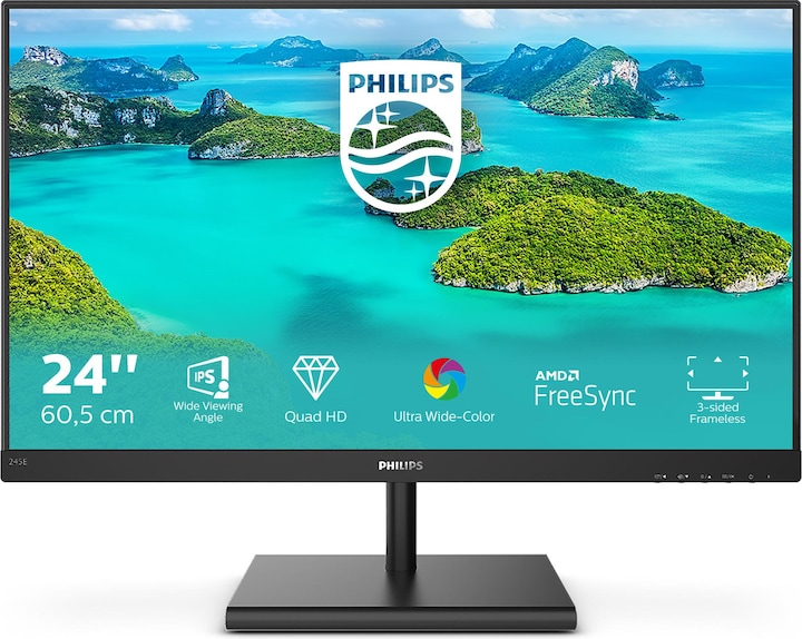 Produktbild Philips 245E1S/00 (2560 x 1440 Pixel, 24")