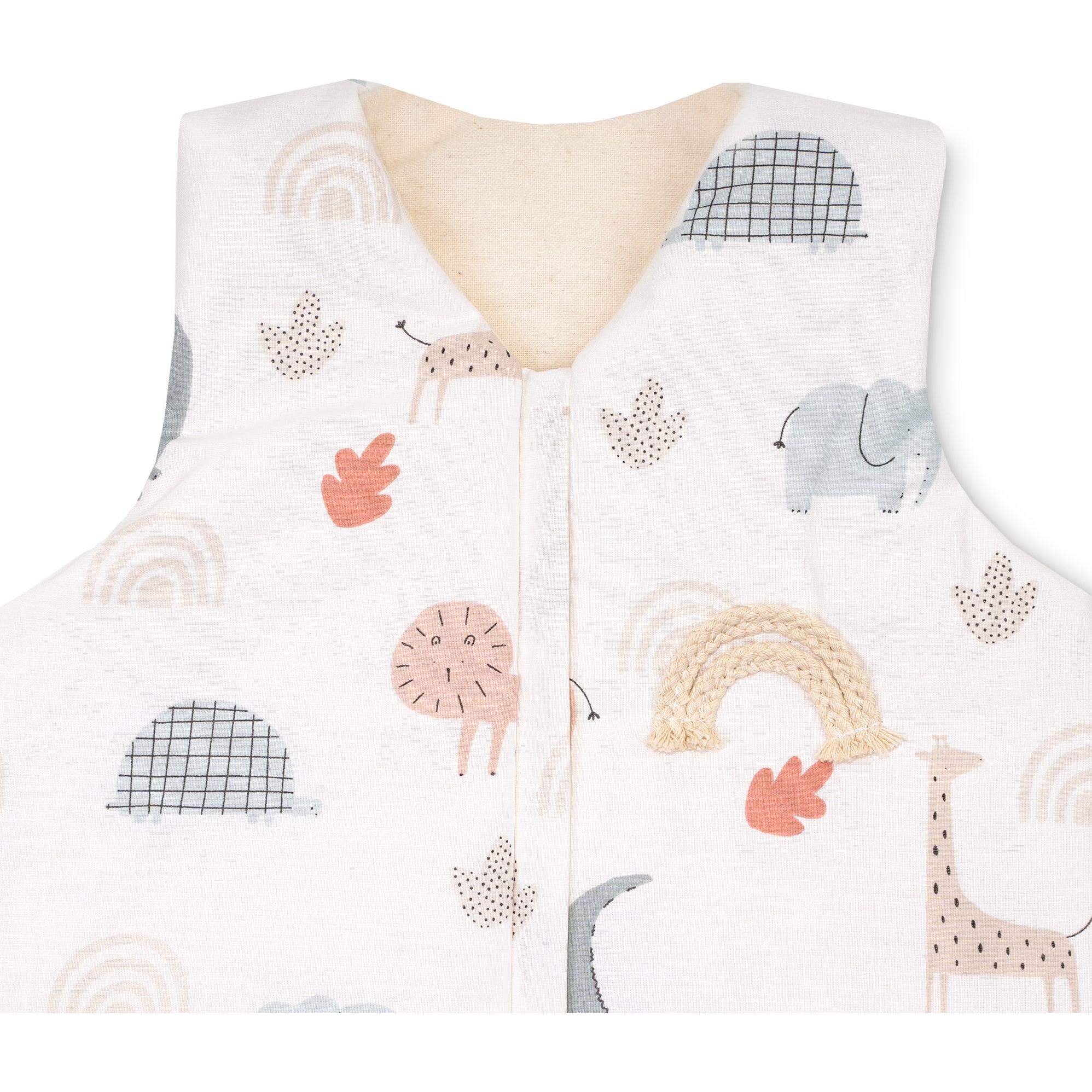 Julius Zöllner, Babyschlafsack, Sommerschlafsack Organic, Wild Friends (72 cm)