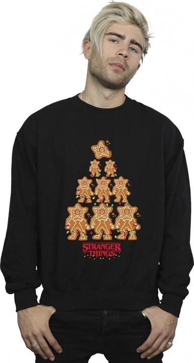 Actual product image Netflix Mens Stranger Things Gingerbread Sweatshirt (5XL)