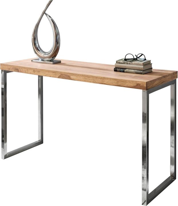 FineBuy Konsolentisch Sheesham