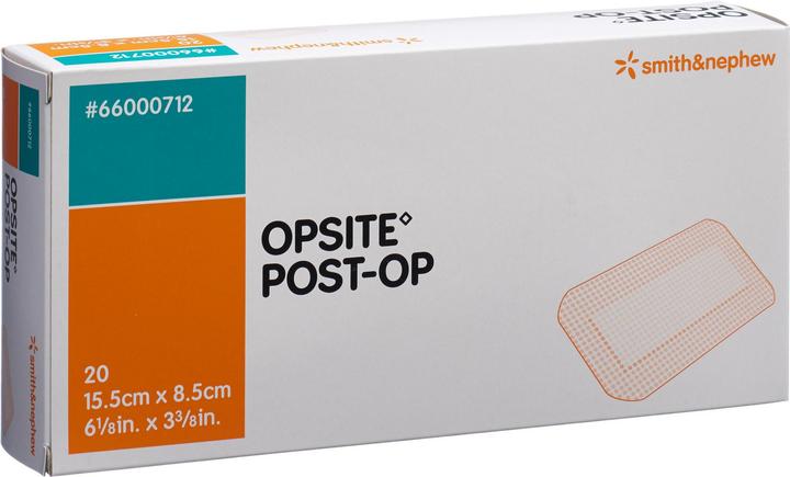 Actual product image Smith & nephew Wound plaster Opsite Post-OP 15.5 x 8.5 cm 20 pieces (20 x)