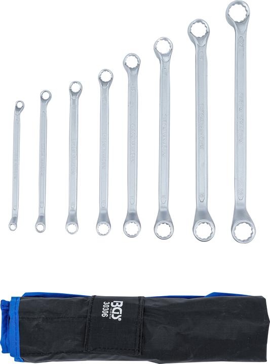 Actual product image BGS Double Ring Spanner Set deep offset ends 6 x 7 - 20 x 22 mm 8 pcs.