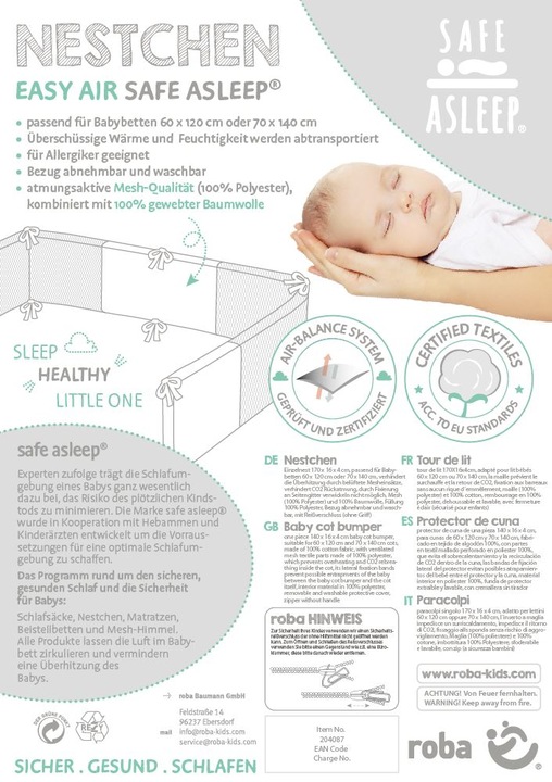 Produktbild Roba Easy Air safe asleep