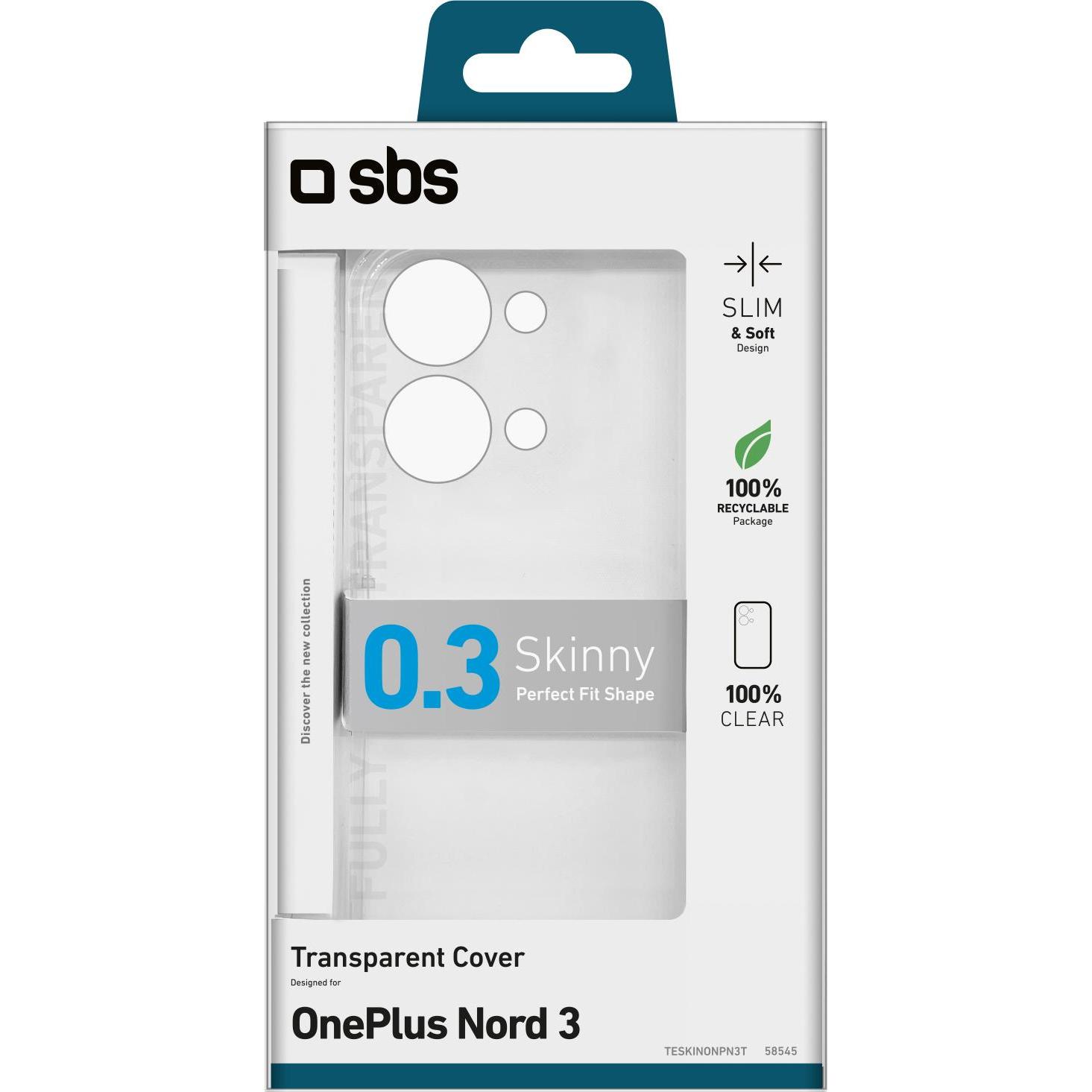 Thumbnail - SBS Schutzhülle (OnePlus Nord 3), Smartphone Hülle, Transparent