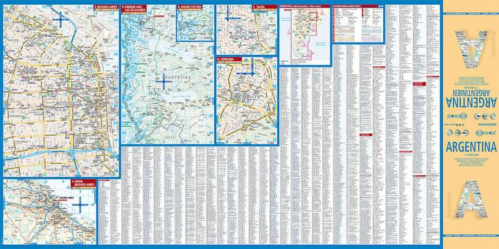Actual product image Argentina / Argentinien 1 : 3 800 000. road map