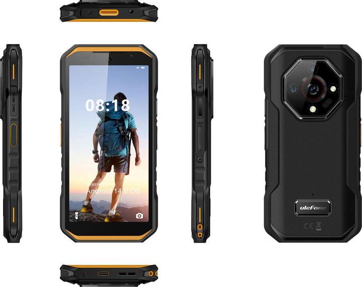 Produktbild Ulefone ARMOR X32 PRO 8/256GB VIBRANT ORANGE (256 GB, Vibrant Orange, 5.65", Dual SIM, 5G)