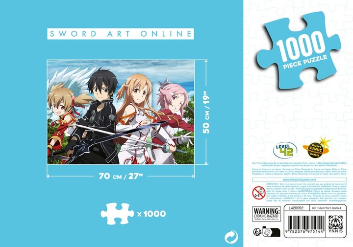 Immagine prodotto Level 42 Personaggi del puzzle di Sword Art Online (1000 pezzi) (1000 pezzi)