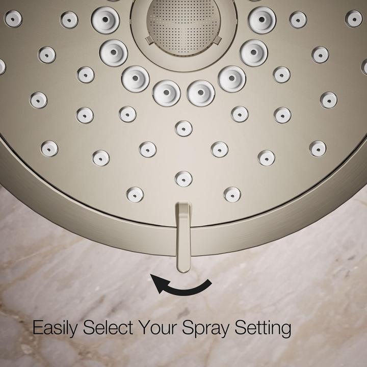 Actual product image Kohler Forte Multi-Function Shower Head (3 Beam types, 6.60 l/min)