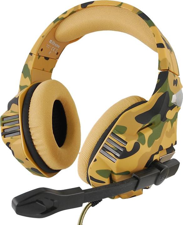 Actual product image Xtreme Predator XC300-Pro Stereophonic Headset Camouflage (Cable)