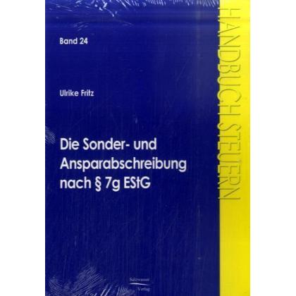 Die Sonder- und Ansparabschreibung nach § 7g EStG, Fachbücher