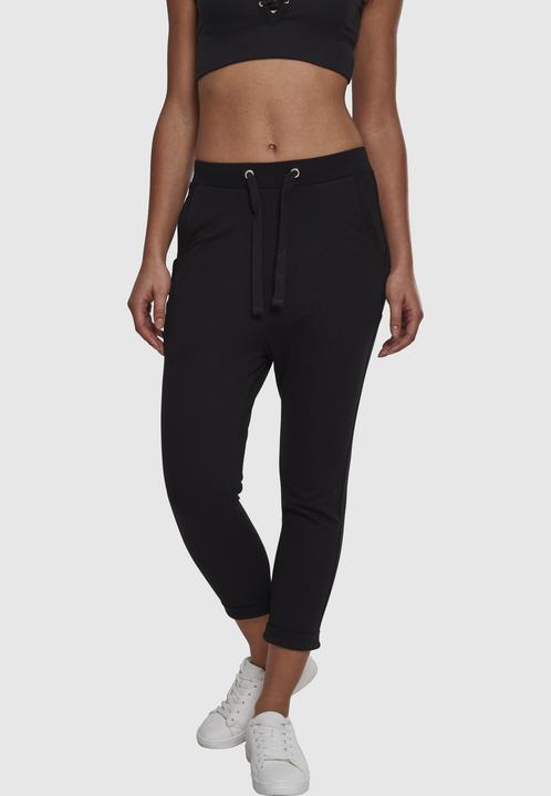 Produktbild Urban Classics Ladies Open Edge Terry Turn Up Pants (M)