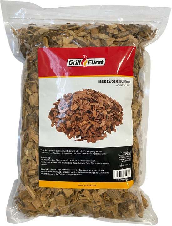 Actual product image Grillfürst Smoking chips cherry - 1 kg