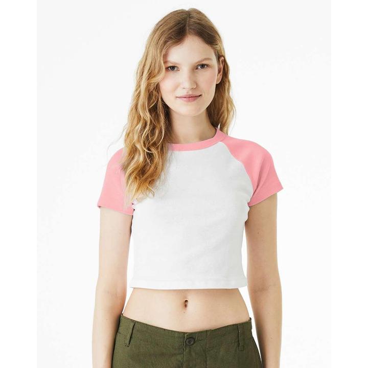 Produktbild Bella Canvas Micro Rib Raglan Baby Tee (L)