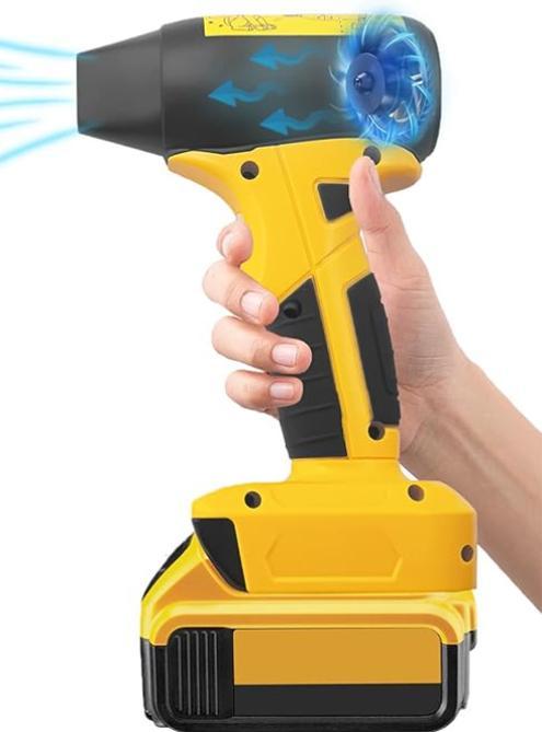 Norka Gebläse/Staubbläser kompatibel mit Dewalt 18/20V Lithium-Akku (Akkubetrieb, Laubbläser)