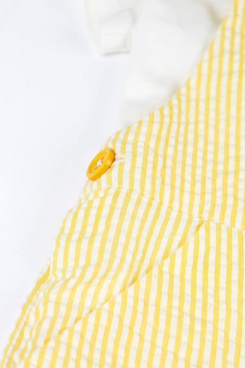 Actual product image Frugi Toddler dungarees set Godrevy (86, 92)