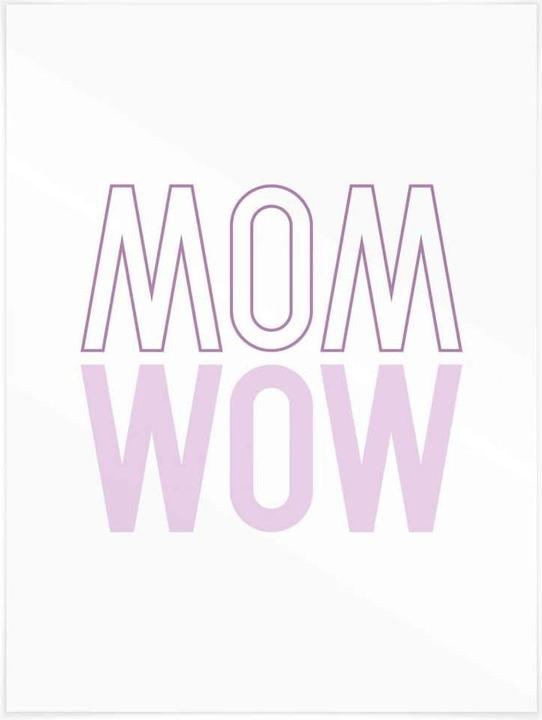 Immagine prodotto Trenddeko La mamma è solo un riflesso di wow (60 x 80 cm)