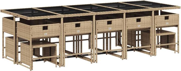 Produktbild vidaXL Garten Essgruppe (275 x 106 x 73 cm)