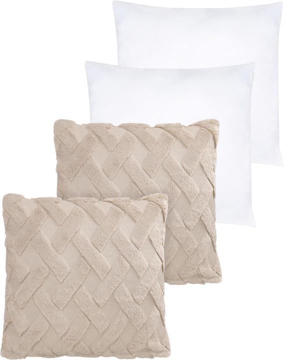Produktbild Aspero 2er Set Kissenbezüge inkl. Füllung Sofia (45 x 45 cm)
