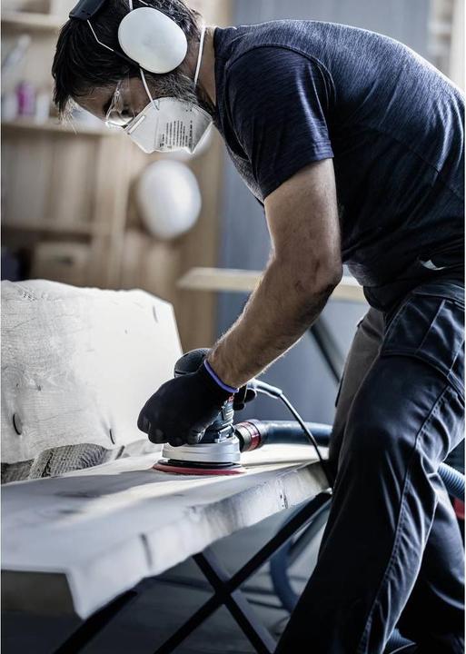 Actual product image Bosch Professional Zubehör Expert M480 Sanding net for random orbital sander, 150 mm, G 240, 5 pieces (240)