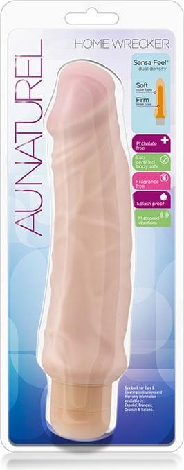 Produktbild Blush - 9 Inch Long 1.8" Thick Ultra Soft Sensa Feel Dual Density Vibrating Dildo - IPX7 Waterproof