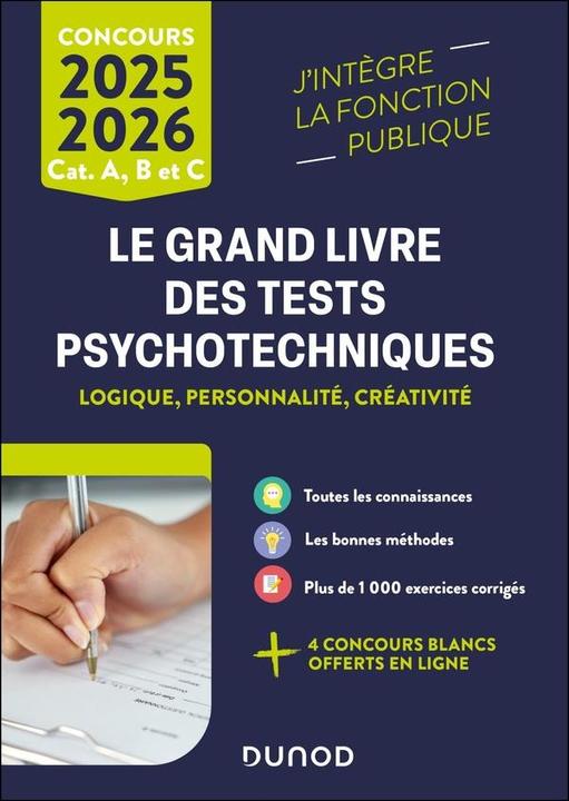 Produktbild Le grand livre des tests psychotechniques (Französisch, Collectif, 2025)