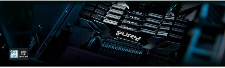 Actual product image Kingston 48GB 8800MT/s DDR5 CL42 CUDIMM Kit of 2 FURY Renegade Silver (2 x 24GB, 8800 MHz, DDR5 RAM, CU-DIMM)