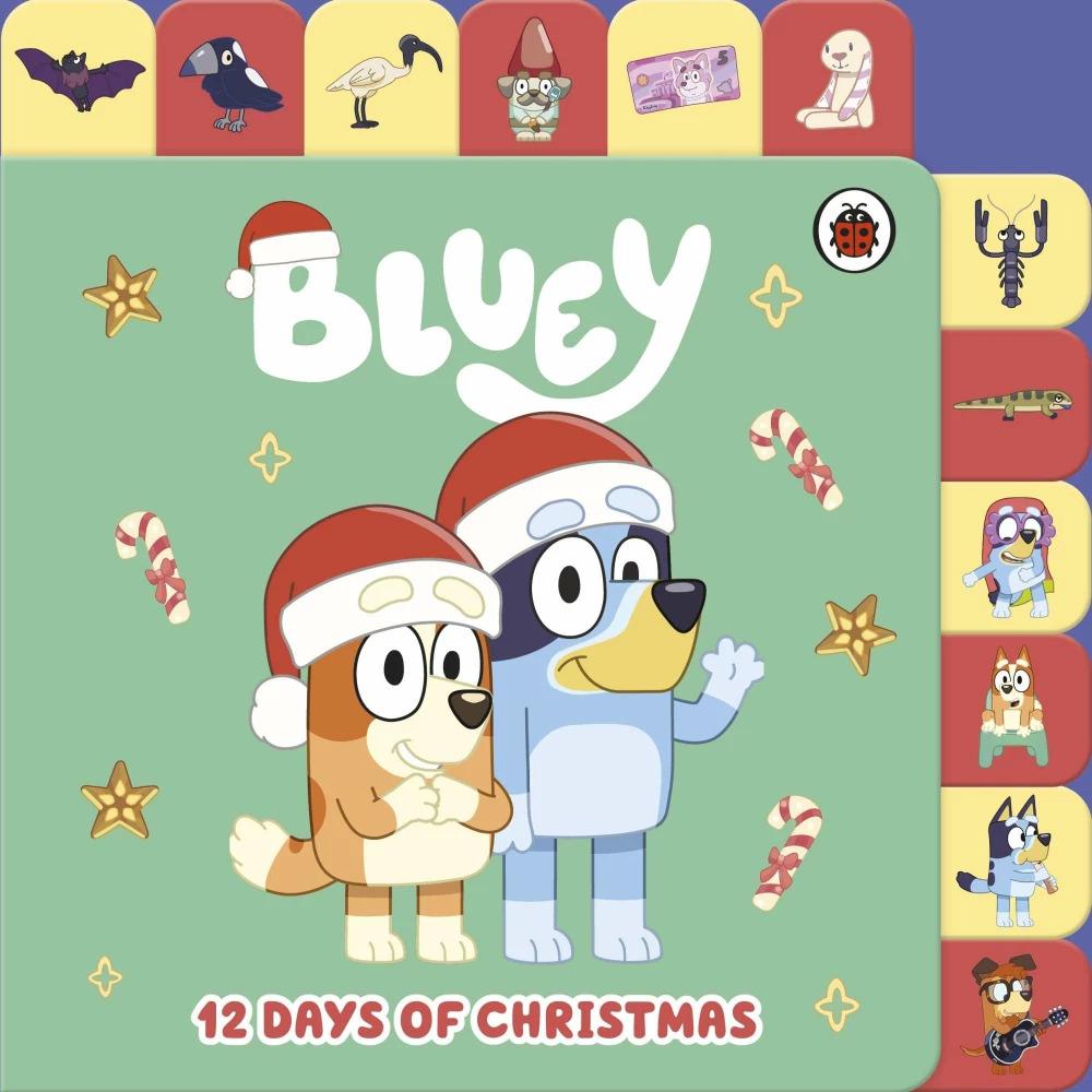 Bluey: 12 Days of Christmas Tabbed Board Book, Kinderbücher von Bluey