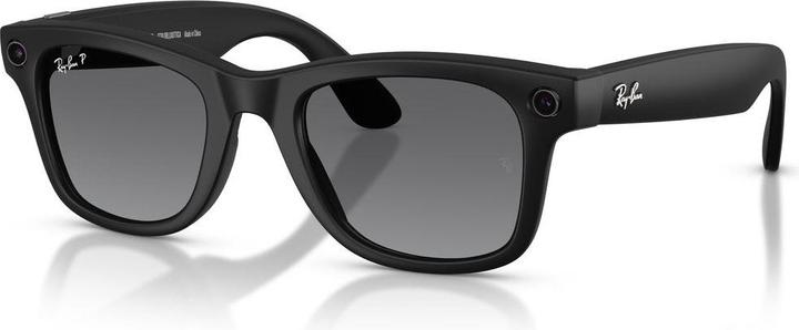 Ray Ban : Meta Wayfarer - Sunglasses - Grey - Polar Grad - RW4012 - 50mm
