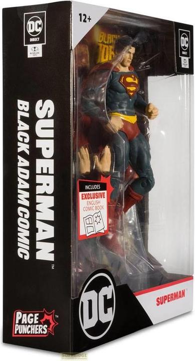 Actual product image McFarlane AF DC Comics Page Punch Superman 17cm