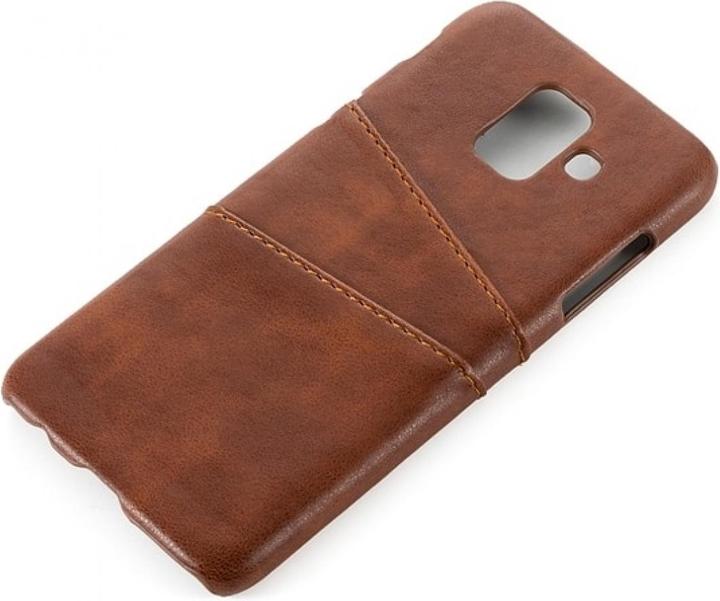 Image du produit Screenguard Samsung Galaxy A6 2018 CardCaddy Backcase en cuir avec porte-cartes (Samsung Galaxy A6)