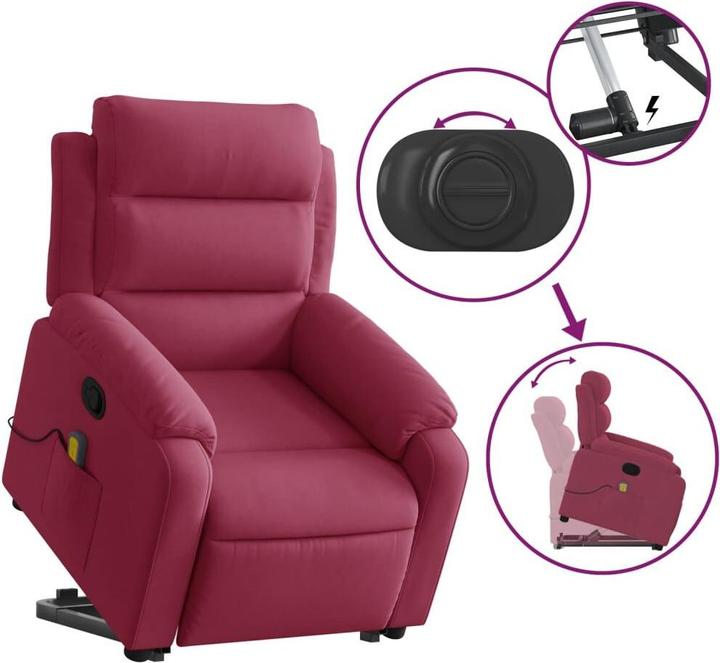 Produktbild vidaXL Massagesessel mit Aufstehhilfe