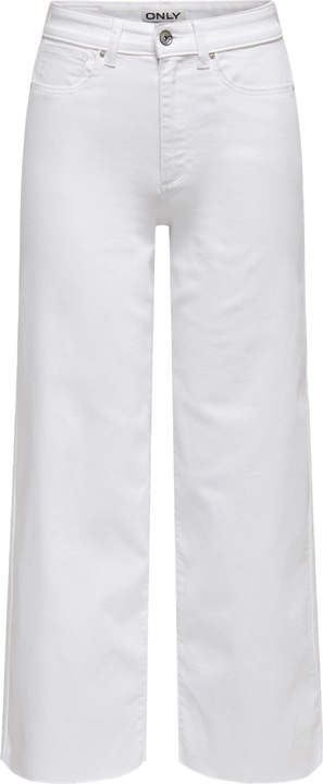 Only ONLANN-MADISON Hohe Taille Verkürzt Jeans Jeans mit weitem Bein (30)