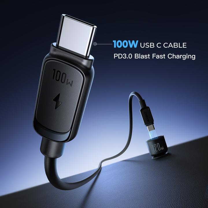 Actual product image Joyroom Car charger JR-CCN07, 3-Port C to C, 120 W, (Gray)