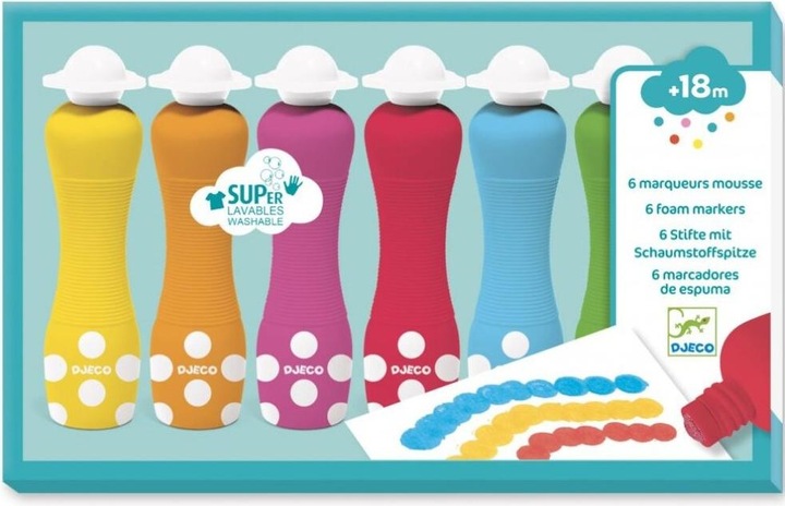 Djeco Penne (Multicolore, 6 x)
